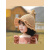 圣曼芬儿童草帽夏季宝宝韩版渔夫帽手工编织帽子儿童休闲遮阳帽沙滩盆帽 咖色 帽围52-54cm(建议1-6岁)