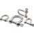 海斯迪克 HKSY-7 304不锈钢欧式弓型卸扣 弓形环钢丝绳锁链条连扣 M12【承重880公斤】