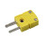 测温公母接插件连接器高温k型热电偶插头插座SMPW 14.MPJ-K-F 长方形面板插座