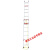 梯子工程梯铝合金加厚便携单面靠墙升降折叠梯4-12米伸缩长梯 伸5米/缩2.85米/4.0厚