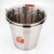 适合不锈钢提水桶手提式储水桶食用桶冰桶油桶喜桶特厚特厚无磁可带盖 特厚32cm水桶