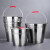 阿力牛 AQJ041 加厚不锈钢手提水桶 工业用大容量手提桶  水桶30cm-10L无盖(2个装)