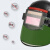 可更换电池电焊面罩自动变光防烤脸防护焊工专用头戴式可调节暗度 面罩一套+20片保护片