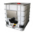 定制IBC集装桶车载吨桶1000升500升塑料桶柴油桶化工桶水桶方形桶 500L白色加厚吊装桶