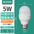 LED灯海佳照明无频闪大功率工厂E27螺口球泡佳格灯泡 标价是1个的价格买5个送1个送同