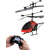USB 充电耐摔遥控飞机直升机模型无人机感应行器儿童玩具男孩礼物 蓝色（充电装） 小礼盒（英文包装）