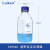 蜀牛玻璃棕色透明蓝盖丝口试剂瓶高硼硅蓝盖瓶00/250/500/1000ml/2000ml/500 透明1000ml