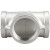 海斯迪克 304不锈钢内丝三通水管配件水暖接头DN32-1 1/4 HKCL-762