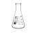 惠利得 用于化学实验室学校工厂加厚耐高温高硼硅玻璃小口直口三角烧瓶带刻度线烧杯锥形瓶