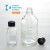 欧冕实验室进口Wheaton刻度培养基瓶透明玻璃试剂瓶密封样品瓶125/250/500/1000ml 透明1000ml 无盖（W219440）