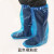 一次性鞋套防水雨天加厚长筒靴套防滑户外漂流耐磨塑料脚套 透明色长筒橡筋款10只