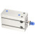 铸固 自由安装气缸 CU/CDU气动小型磁性可调行程气缸 CU20-15D 