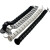 海斯迪克 蛇形穿线包装收纳管 办公桌配件走线槽穿线软管 ABS塑料护线管 白色方形 HKQL-9
