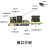 RM500U-CN5G模块M.2接口转千兆以太网口USB3.0串口RJ45转接板 绚丽黑色5G-RJ45+4套天线+适配