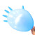 塞莫诗 一次性手套蓝色丁腈100只/盒 弹性贴手防水耐污清洁 中号
