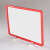 RFSZ 磁性安全标牌 仓储货架分区材料卡物资分类磁铁标签 红色 A6+双磁铁 15*10CM 5个/件