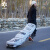 凌冻雪LDSKI滑雪板包轮包单双板L级大容量干湿分离户外旅行防水防冻耐磨 黄色涂鸦 168