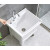拖把池阳台小号陶瓷洗拖布池墩布池卫生间方形自动下水器 卡其色