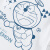 哆啦A梦（DORAEMON）cleanfit纯色简约基础经典学院休闲宽松纯棉短袖情侣男女同款T恤 白色 S