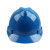 MSA/梅思安 V-Gard PE标准型安全帽 10172905 蓝色 超爱戴帽衬 针织布吸汗带 D型下颏带