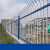 鲁工  加厚锌钢围墙护栏隔离栏庭院工厂围栏学校栏杆喷塑栏铁艺栅栏定制 【加厚】3横杠 1.8米 (每米价格)