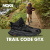 HOKA ONE ONE男款夏季中帮轻量舒适防水户外徒步鞋TRAIL CODE GTX 黑色/鸦黑色 43