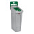 乐柏美商务用品（RUBBERMAID）87L 分类垃圾桶 工业商用室内垃圾桶 绿色-厨余垃圾