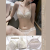 萱丝芙（Xuansifu）内衣女性感文胸套装小胸聚拢调整型收副乳防下垂上托无钢圈胸罩女 墨灰色-套装 38/85B