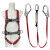 海沨特 标准型全身式安全带 （单）HD-22010 单大钩编织绳款