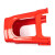 冰禹 BYA-371 塑料凳子 加厚椅子高板凳 经典红色成人简约方凳 10张 
