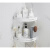 白色卫生间置物架壁挂免打孔北欧浴室收纳架角架洗手间转角三角篮 400g/长方/银色