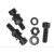 亿汀 内六角螺栓组合M12*65（1螺栓+1螺母+1平垫+1弹垫）8.8级碳钢：黑色单位包起订量2 50套/包