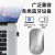惠普（HP） DM10无线蓝牙双模办公鼠标 轻薄多模微声蓝牙便携式无线鼠标适用于苹果惠普华为华硕 银灰色