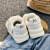 CLCEY品牌小白鞋女2024新款夏季百搭厚底鞋子小个子显高运动休闲板鞋 米白色 35