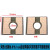 双面电路板自动焊接数据线板中卡板接线板线材转接板线路板小铜板 8.6*8.1mm2线板 自动焊锡机