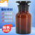 贝傅特 BFT-603 玻璃广口试剂瓶 加厚密封磨砂大口试剂样品瓶 棕色125ml
