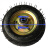 本睿厚充气轮胎250-4橡胶充气轮单轮 手推车轮平板车脚轮