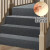 木楼梯自粘地毯水泥地铁楼梯踏步垫阶梯式防滑加厚带背胶地垫定制 灰色5#拉绒自粘 0.9米宽*30米长