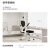 黑白调（Hbada）J3 人体工学椅 电脑椅 家用学习椅 办公椅 书房家用学生座椅 J3-冰岛白-高配版