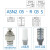 SMC型消声器AN05-M5/AN10-01/20-02/30-03/40-04可调消音器A BSL国产铜消声器