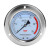 轴向带边耐震压力表油压表YN100ZT防震液压16/25/40mpa气压水压表 全不锈钢耐高温 M20*1.5