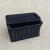 长方形塑料分格箱带盖可拆车载零件收纳盒螺丝盒工具定制 蓝色+可拆无格箱 零件盒收纳