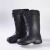 高筒加棉EVA泡沫雨靴冬季男女防水鞋防滑保暖水靴厨房耐油靴 EVA材质(黑色高帮加棉) 38