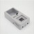单相国网电子式阻燃插卡塑料电表箱外壳配电回路PZ40明装室内 浅灰色