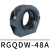 R48系列工业机器人管线包配件固定座软管防撞摩擦球 RGQDW-48A