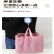 贝傅特 塑料包装袋 礼品袋服装购物袋手提袋打包袋 50个米白色(咖提）宽50*高40+底10cm