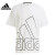 阿迪达斯 （adidas）新款男装T恤夏季运动休闲健身训练宽松舒适轻便圆领短袖G GU4290/棉质耐穿/纯白大logo S
