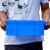 固乡 加厚塑料物流周转箱带盖 零件盒 物料箱 分类筐 工具箱 储物箱 收纳箱 搬家整理箱【A3蓝色不带盖】