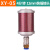 芙鑫 干燥机隔膜泵压缩空气排气消音降噪器 XY-05（4分转12mm快插接口)