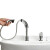 TOTO浴室柜组合套装LDSW753W简约一体陶瓷盆小户型可抽拉龙头（06-A） 白色主柜+抽拉龙头DL388